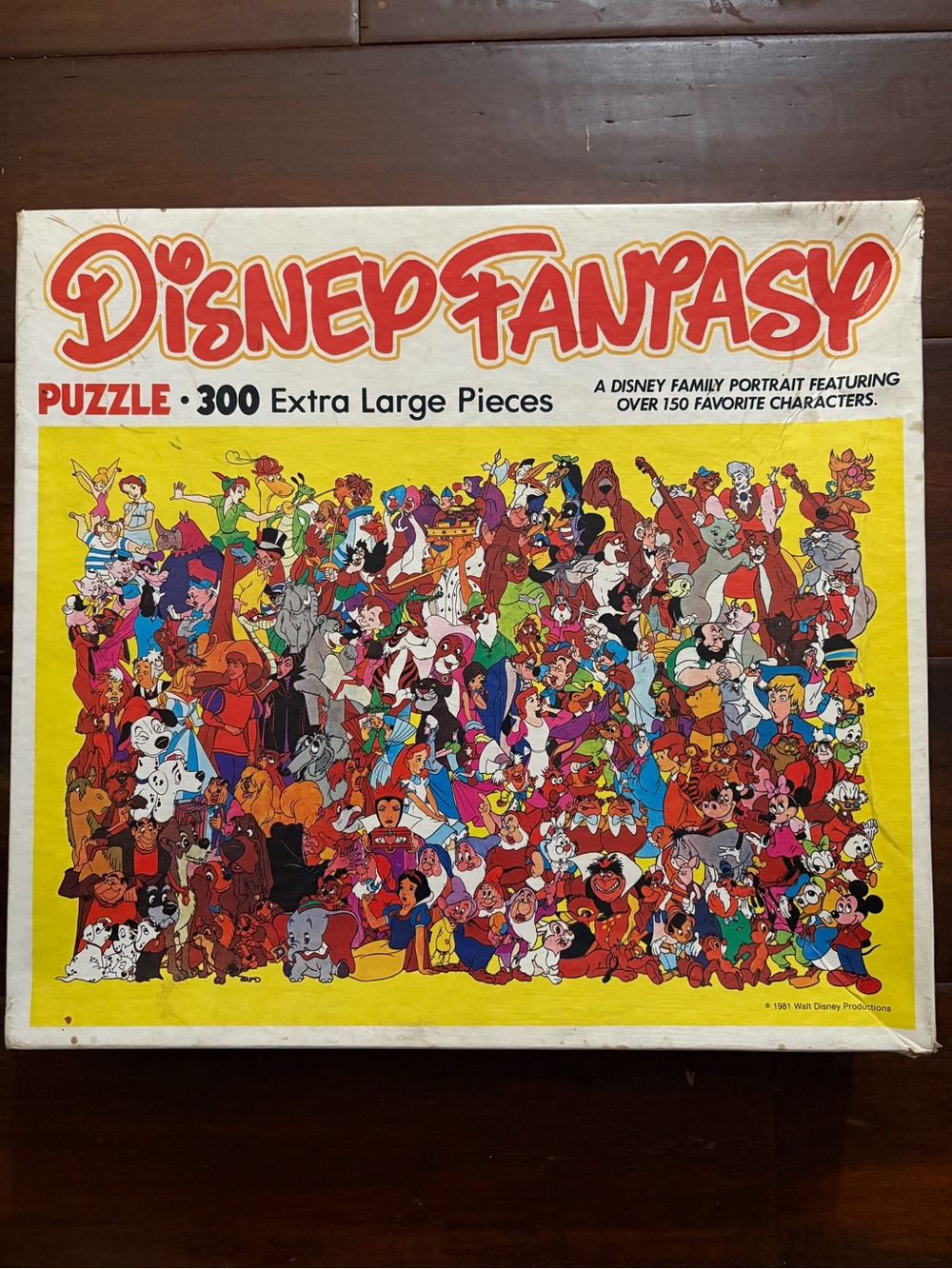 Incomplete. Missing Disney Fantasy 300-Piece Kids Puzzle - Colorful Characters
